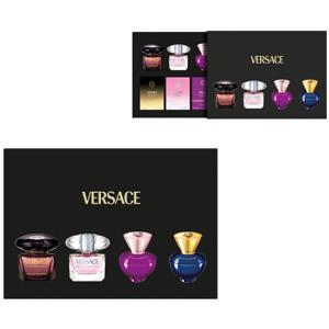 Versace Gift Set Pour Femme Miniature Dylan Blue + Dylan Purple + Bright Crystal + Crystal Noir (4 x 5 ml) produkt bild