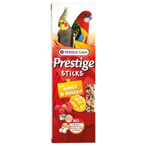 Versele-Laga Prestige Sticks Big Parakeets Mango & Nypon 140 g produkt bild