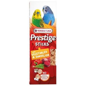 Versele-Laga Prestige Sticks Small Parakeets Grönsaker & Maskros 60 g produkt bild