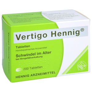 VERTIGO HENNIG Tabletten Produktbild