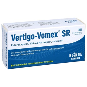 VERTIGO-VOMEX SR Retardkapseln Produktbild