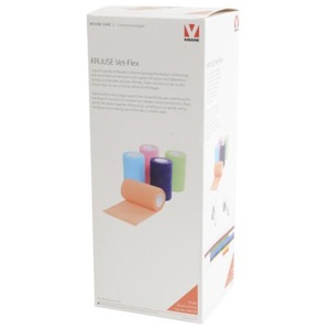 Vet-Flex elastisk binda Neonmix 10 cm x 4,5 m storpack 10 st produkt bild
