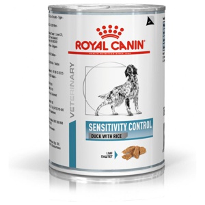 Veterinary Diets Derma Sensitivity Control Duck Can Hundfoder - 12 x 410 g produkt bild