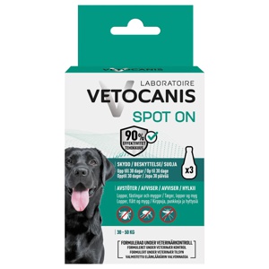Vetocanis Anti-parasit Spot on Hund Large 3x3 ml produkt bild