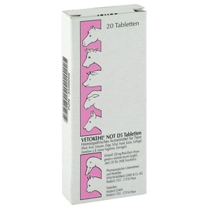 VETOKEHL NOT D 5 Tabletten vet. Produktbild