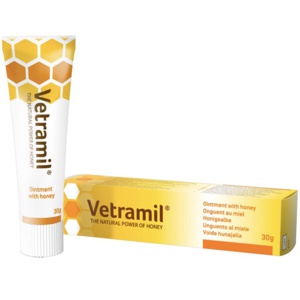 Vetramil honningsalve til dyr 30 g produktbilde