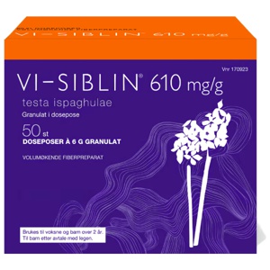 Vi-Siblin 610 mg/g granulat i dosepose 50x6 g produktbilde