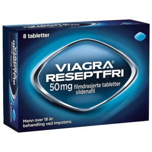 Viagra Reseptfri 50 mg tabletter 8 stk produktbilde