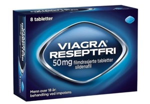 Viagra Reseptfri 50 mg tabletter 8 stk produktbilde