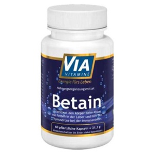 VIAVITAMINE Betain HCL Kapseln Produktbild