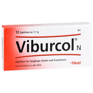 VIBURCOL N Kinder- und Säuglings-Suppositorien Produktbild