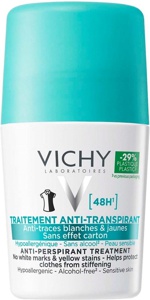 Vichy Anti-Stain Antiperspirant Deodorant Roll-On 48H 50 ml produktbillede
