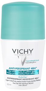 Vichy Anti-trace antiperspirant deodorant roll-on 48h, 50 ml