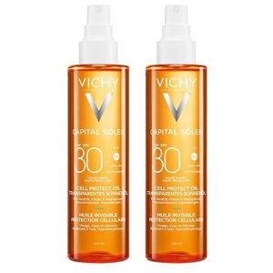 Vichy Capital Soleil Cell Protect Oil LSF 30, 2x200 ml Öl Produktbild