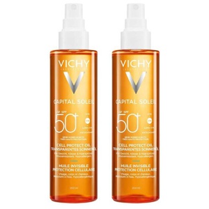 Vichy Capital Soleil Cell Protect Oil LSF 50, 2x200 ml Öl Produktbild