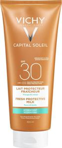 Vichy Capital Soleil Fresh Protective Milk SPF30 300 ml produkt bild
