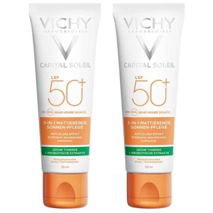 Vichy Capital Soleil matt.Sonnenpflege Cre.LSF 50 +, 2x50 ml Creme Produktbild