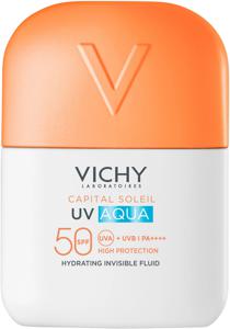 Vichy Capital Soleil UV-Aqua Hydrating Invisible Fluid SPF50 50ml produkt bild