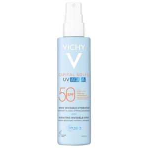 Vichy Capital Soleil UV-Aqua Hydrating Invisible Spray SPF50, 200 ml produktbilde