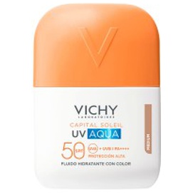 Vichy Capital Soleil Uv Aqua Moisturizing Fluid With Color SPF50 Medium 50ml Produktbild