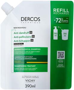 Vichy Dercos Anti-Dandruff Shampoo Dry Refill 390 ml produkt bild