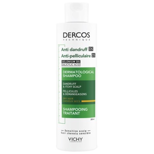 Vichy Dercos flassjampo til fet hodebunn 200 ml produktbilde