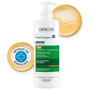 VICHY DERCOS Anti-Schuppen 2in1 Shampoo Condition. Produktbild