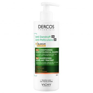 Vichy Dercos DS 2in1 kõõmavastane šampoon koos palsamiga 390 ml toote pilt