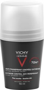 Vichy Homme Deo Roll-on 72h anti-trace, 50 ml produkt bild