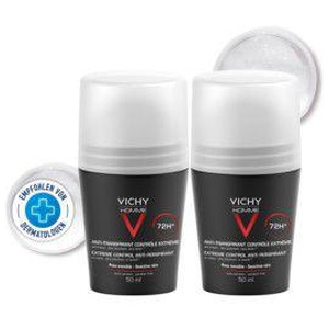 VICHY HOMME Deo Roll-on Antitranspirant 72h Doppelpackung 2x50ml Produktbild