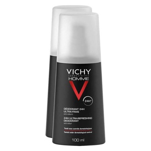 Vichy HOMME Deo Zerstäuber DP, 2X100 ml Spray Produktbild