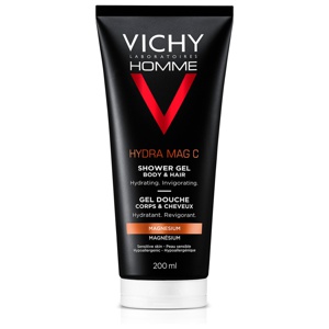 Vichy Homme Hydra Mag-C Shower Gel 200 ml produktbillede