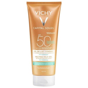 Vichy Idéal Soleil Wet Gel-Milch LSF 50, 200 ml Milch Produktbild