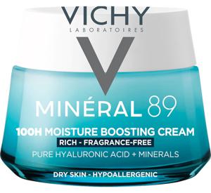 Vichy Minéral 89 100H Moisture Boosting Cream Fragrance-Free 50 ml produkt bild
