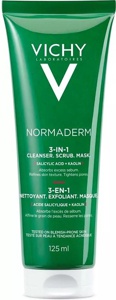 Vichy Normaderm 3-in-1 Scrub Cleanser & Mask 125 ml produktbillede