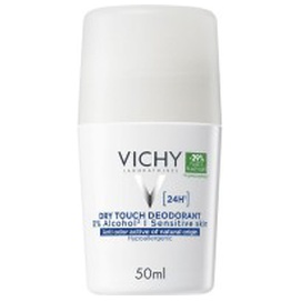 Vichy Roll-On Deodorant Without Aluminum Salts, 24H Moisturizes And Soothes Sensitive Skin, 50ml Produktbild