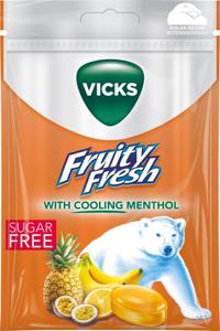 Vicks Multifruit Sugar free 72 g produkt bild