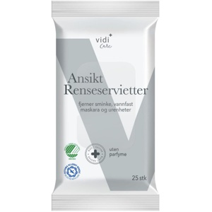Vidi Care ansikt renseservietter 25 stk produktbilde