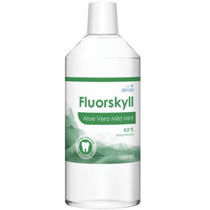 Vidi dental fluorskyll 0,2 % aloe vera mild mint 1000 ml produktbilde