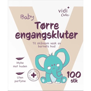 Vidi Care baby tørre engangskluter 100 stk produktbilde
