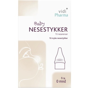 Vidi Pharma baby nesestykker til neserenser 10 stk produktbilde