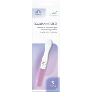 Vidi Pharma eggløsningstest 5 stk produktbilde