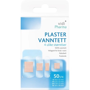 Vidi Pharma plaster vanntett mix 50 stk produktbilde