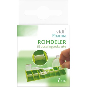 Vidi Pharma romdeler til doseringseske uke 7 stk produktbilde