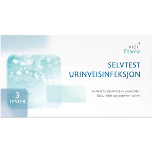 Vidi Pharma selvtest urinveisinfeksjon 3 stk produktbilde