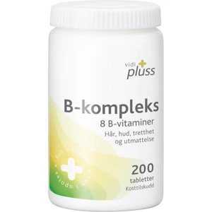 Vidi pluss B-kompleks tabletter 200 stk produktbilde