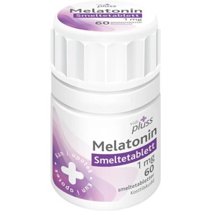 Vidi Pluss Melatonin smeltetablett 1mg 60 stk produktbilde