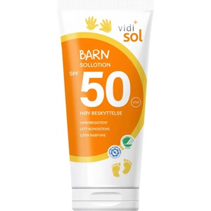 Vidi sollotion til barn SPF50 200 ml produktbilde