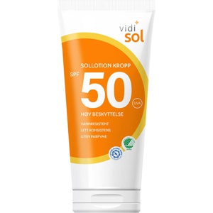 Vidi sollotion til kropp SPF50 200 ml produktbilde