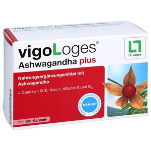 vigoLoges Ashwagandha plus 120 St Kapseln Produktbild